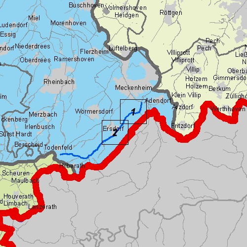 Überschwemmungsgebiet Altendorfer Bach - Übersichtskarte