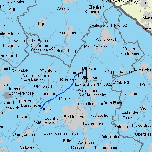 Überschwemmungsgebiet Lohgraben - Übersichtskarte