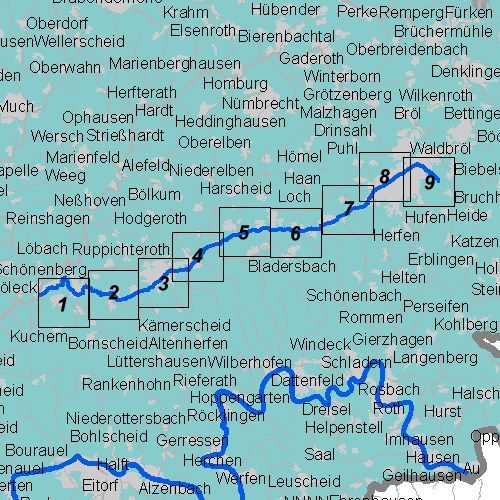 Überschwemmungsgebiet Waldbröhlbach - Übersichtskarte 