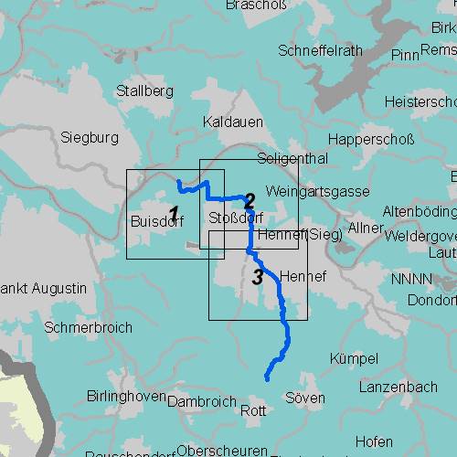Überschwemmungsgebiet Wolfsbach - Übersichtskarte