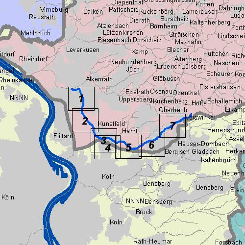 Überschwemmungsgebiet Mutzbach - Übersichtskarte